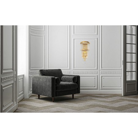 MOOSEE lampa ścienna ESTRO złota