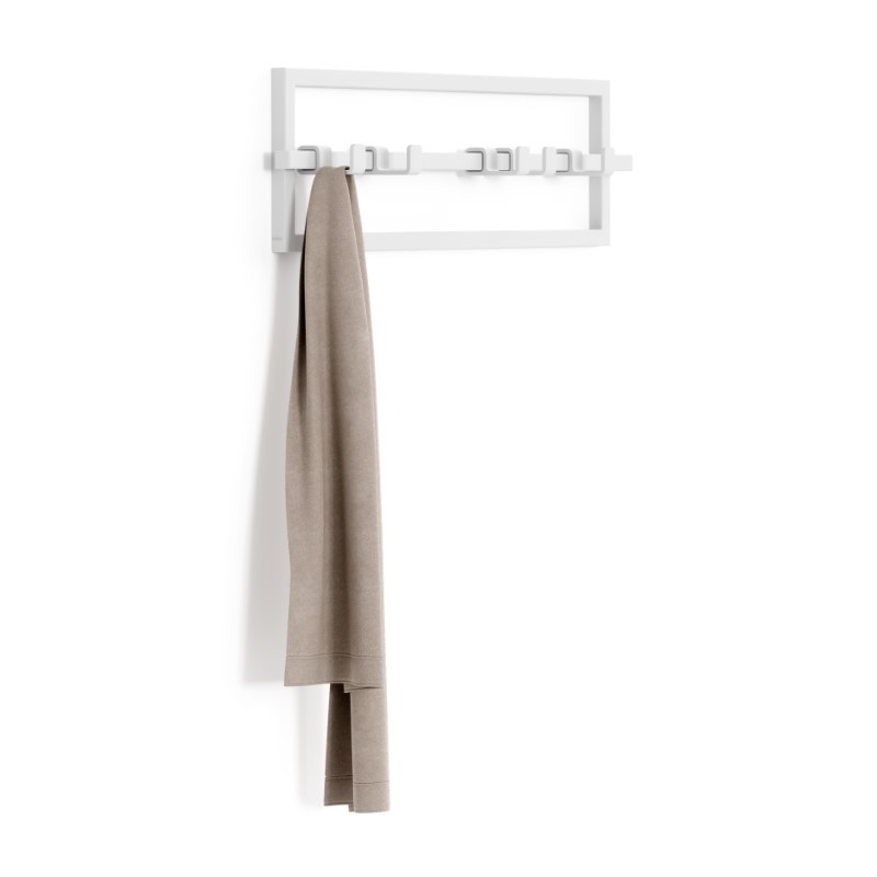 UMBRA wieszak ścienny CUBIKO biały
