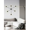 MOOSEE lampa ścienna SHADOW 6 czarna