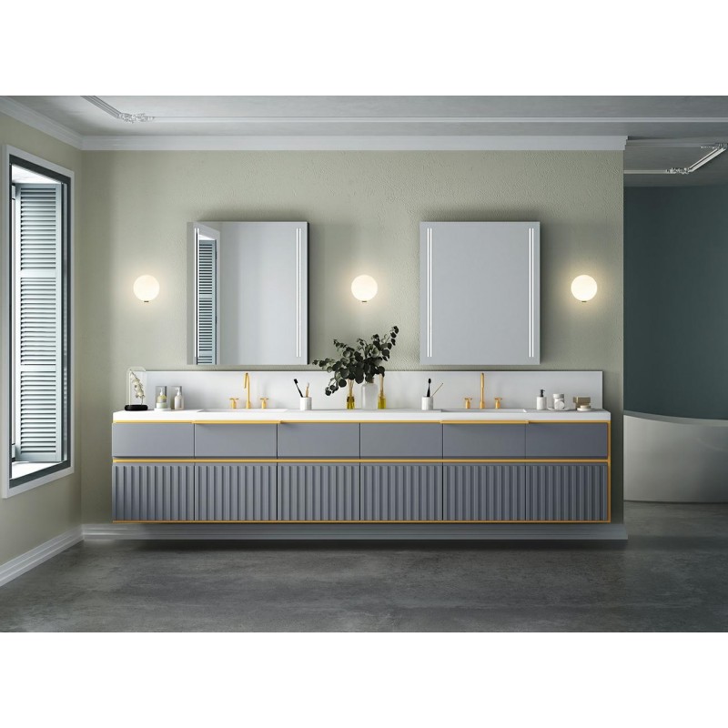 MOOSEE lampa ścienna BOLL złota