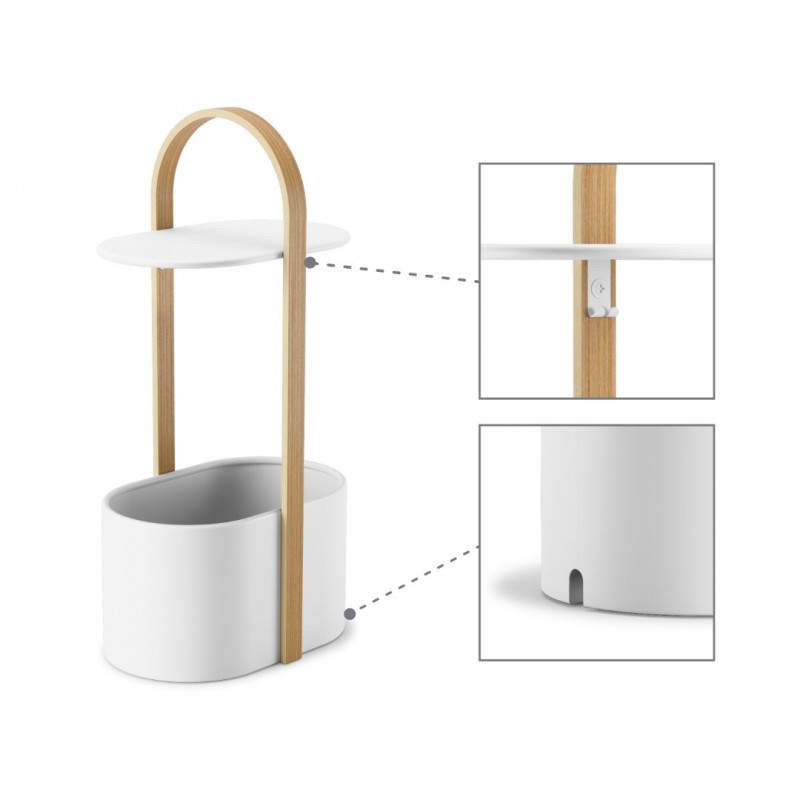 UMBRA stolik kawowy BELLWOOD - metal drewno