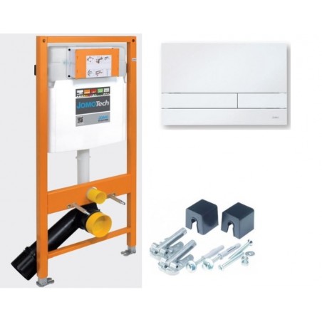 Stelaż WC WERIT podtynkowy 3w1 (przycisk biały), 10 lat gwarancji, Jomotech