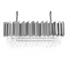 Lampa wisząca IMPERIAL LONG SILVER 90 - stal, kryształ