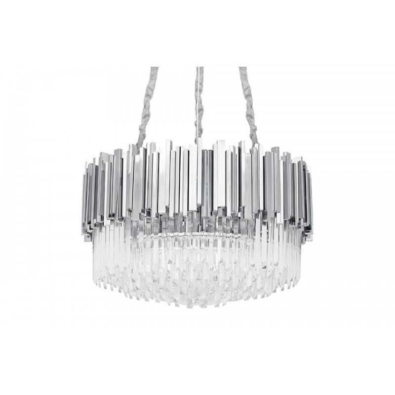 Lampa wisząca IMPERIAL SILVER 60 - stal, kryształ