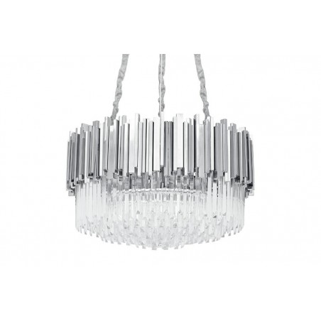 Lampa wisząca IMPERIAL SILVER 60 - stal, kryształ