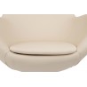 Fotel EGG SZEROKI PU beżowy