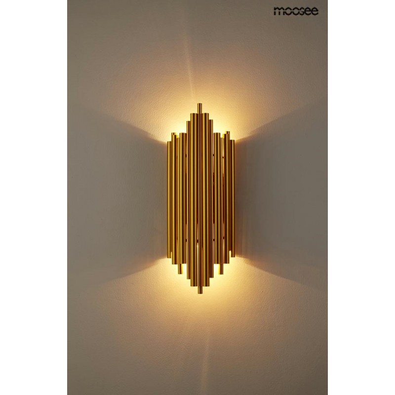 MOOSEE lampa ścienna HARMONIC złota