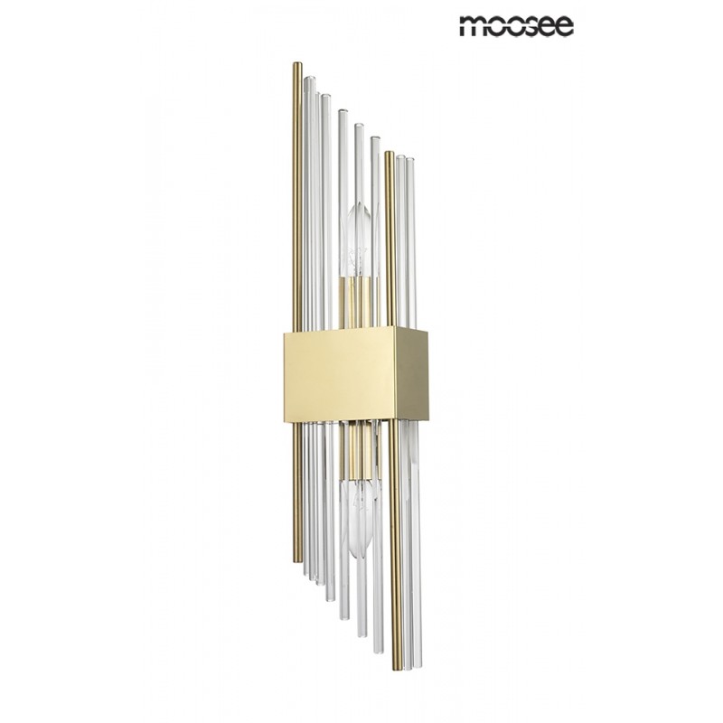 MOOSEE lampa ścienna SLANT złota