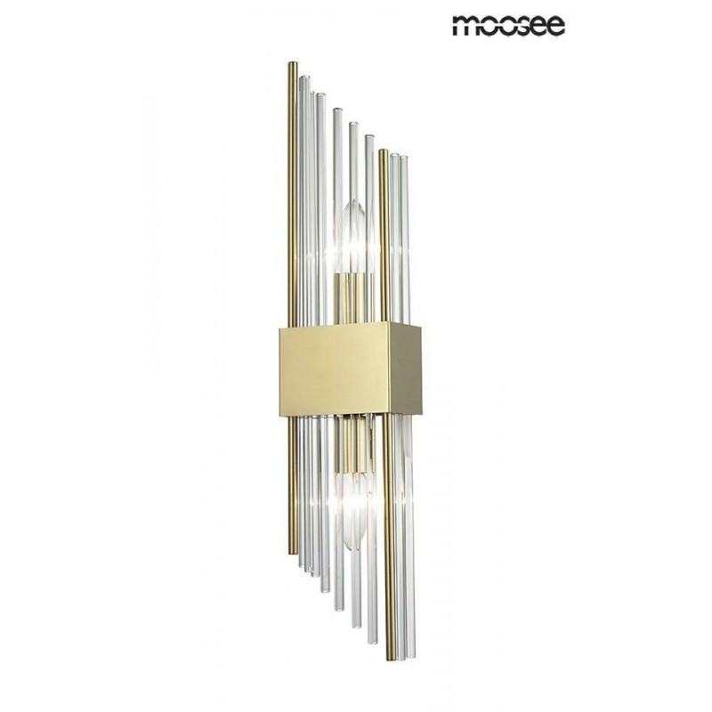 MOOSEE lampa ścienna SLANT złota