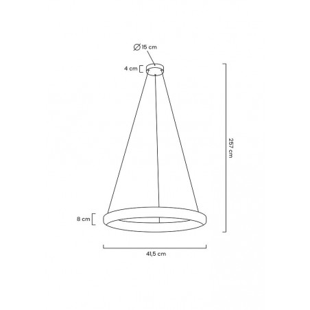 MOOSEE lampa wisząca LIBERTY 40 złota