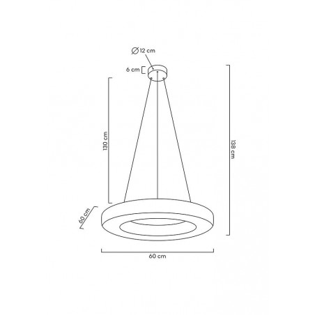 MOOSEE lampa wisząca ALLISIA 60 złota