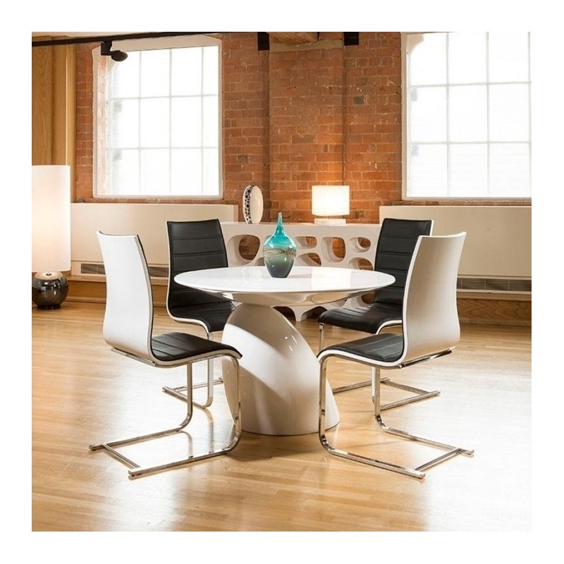 Stół FUNGO GRANDE biały - włókno szklane