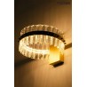 MOOSEE lampa ścienna SATURNUS WALL złota - LED, kryształ, stal szczotkowana