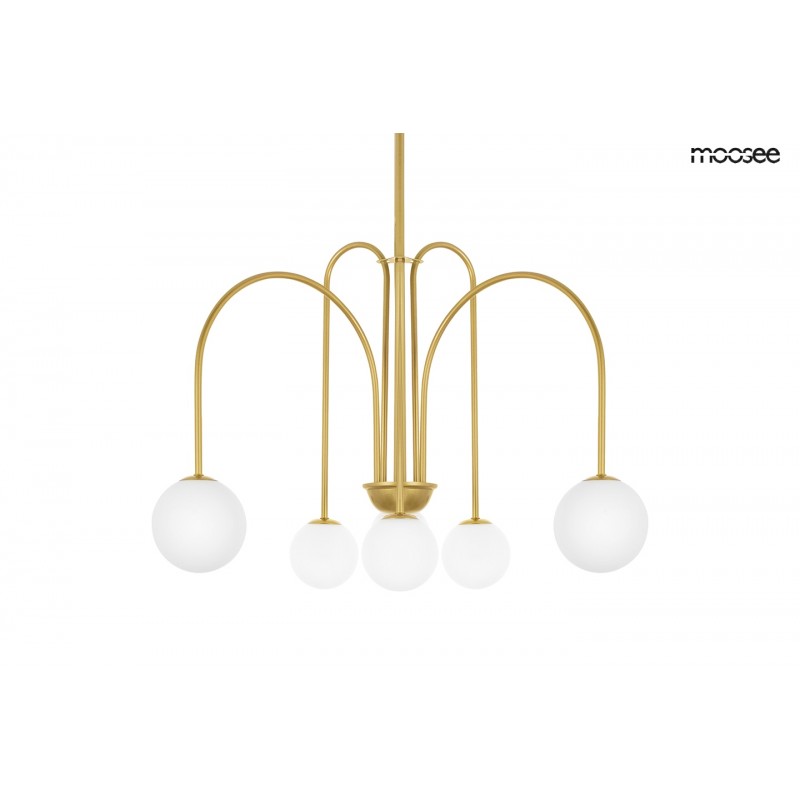 MOOSEE lampa wisząca NERI złota