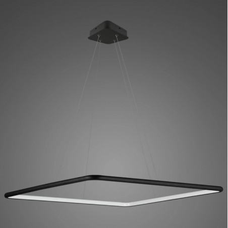 Altavola Design - Lampa wisząca Ledowe Kwadraty No. 1 in 4k czarna