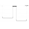 MOOSEE lampa wisząca SHAPE DUO 120 czarna