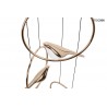 MOOSEE lampa wisząca BIRD DISC złota