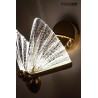 MOOSEE lampa ścienna BUTTERFLY M złota