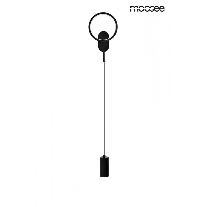 MOOSEE lampa ścienna COMO czarna