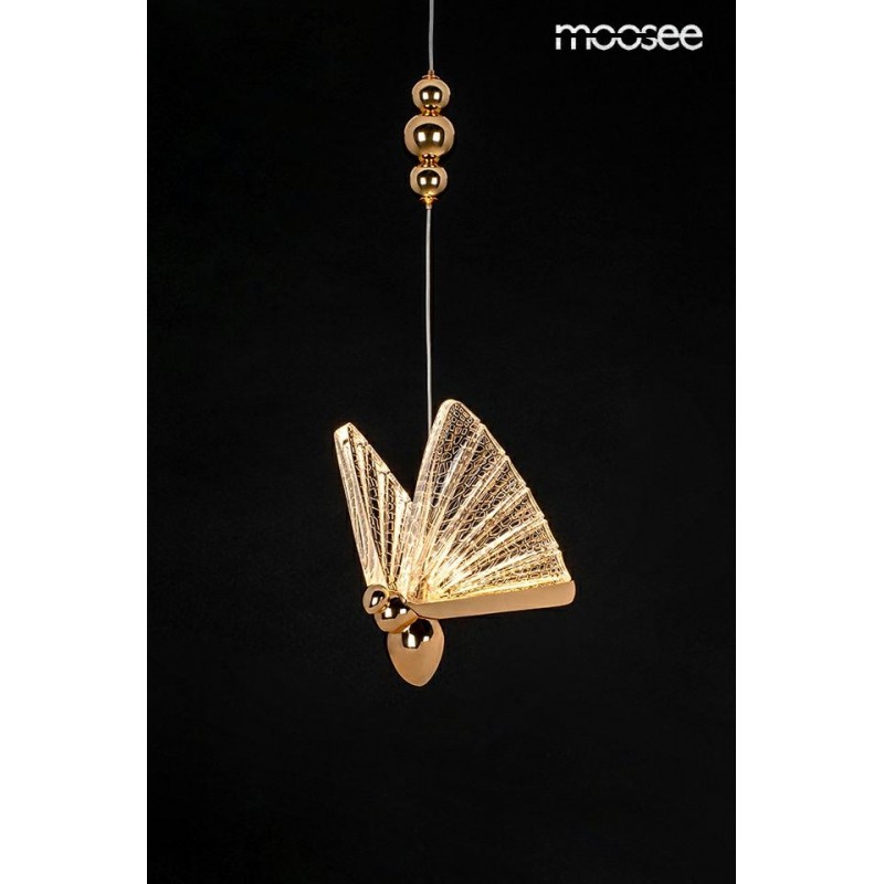 MOOSEE lampa wisząca BUTTERFLY S złota