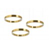 Lampa wisząca RING 40 + 40 + 40 złota na jednej podsufitce