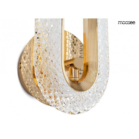 MOOSEE lampa ścienna JEWEL złota