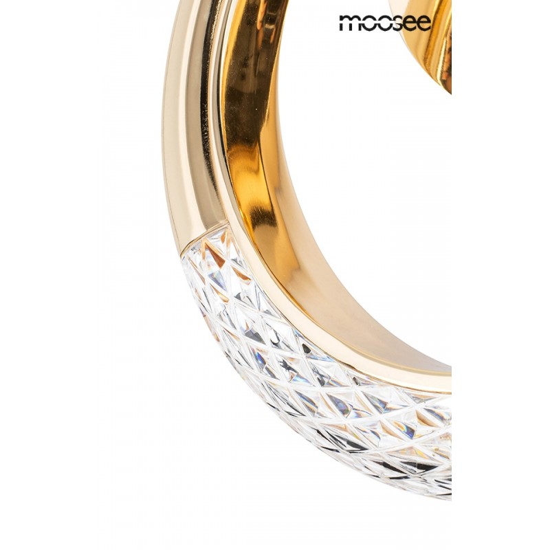 MOOSEE lampa ścienna HELIOS złota