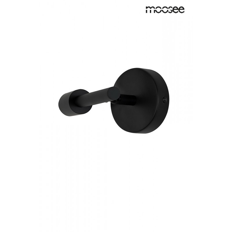 MOOSEE lampa ścienna PRISMA czarna