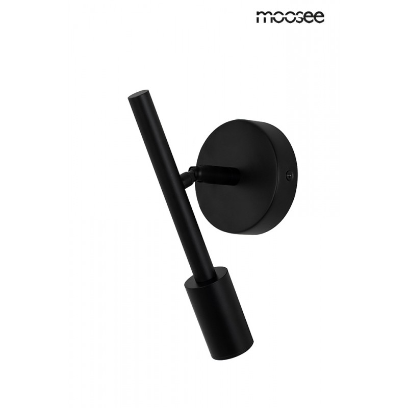 MOOSEE lampa ścienna PRISMA czarna