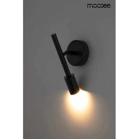 MOOSEE lampa ścienna PRISMA czarna