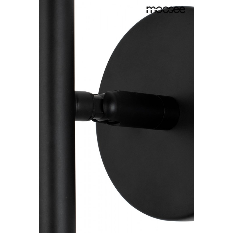MOOSEE lampa ścienna PRISMA czarna