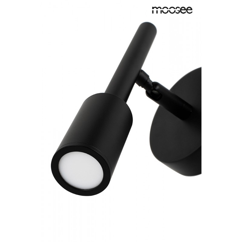 MOOSEE lampa ścienna PRISMA czarna