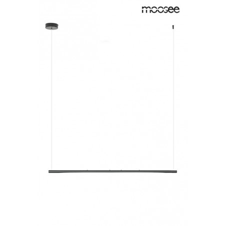 MOOSEE lampa wisząca LAVA czarna / bursztynowa