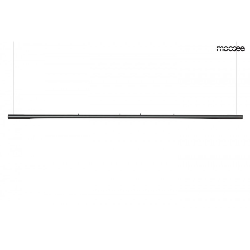 MOOSEE lampa wisząca LAVA czarna / bursztynowa