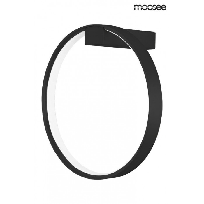 MOOSEE lampa ścienna CIRCLE WALL czarna