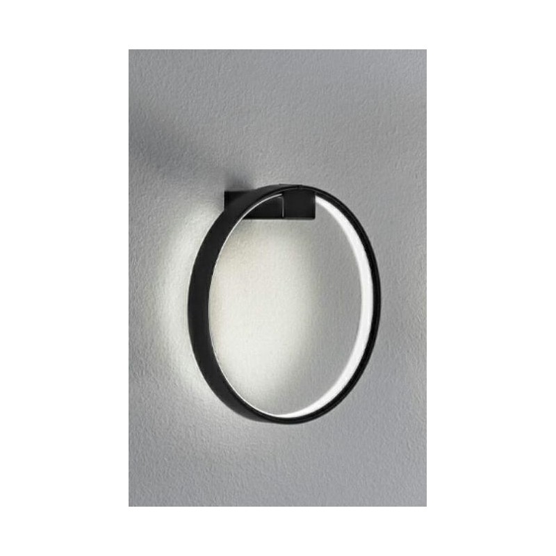 MOOSEE lampa ścienna CIRCLE WALL czarna