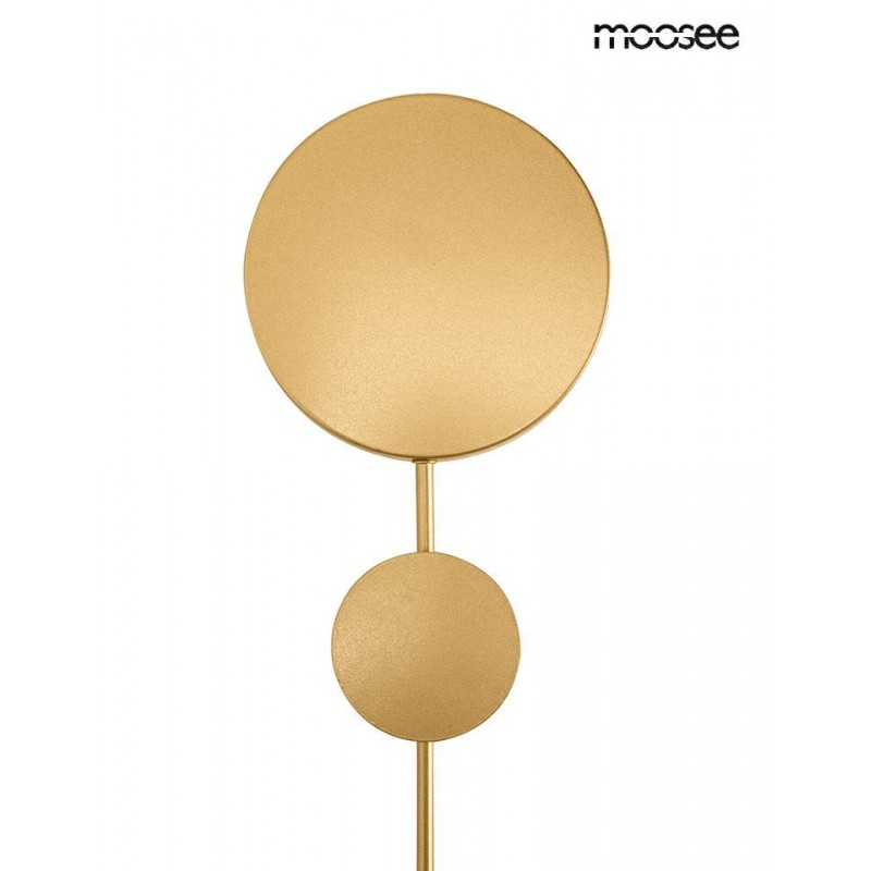 MOOSEE lampa ścienna SHADOW 2 złota