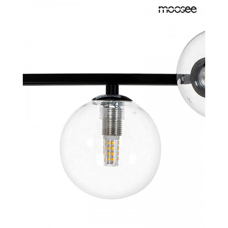 MOOSEE lampa wisząca ALURE LINE TWIN 90 czarna
