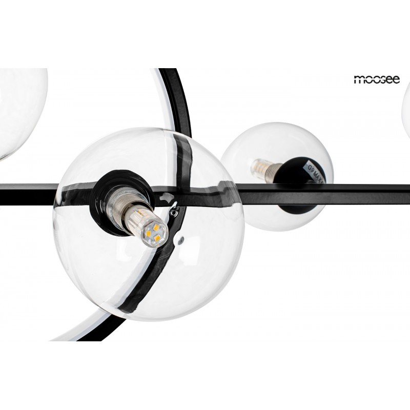 MOOSEE lampa wisząca ALURE LINE TWIN 90 czarna
