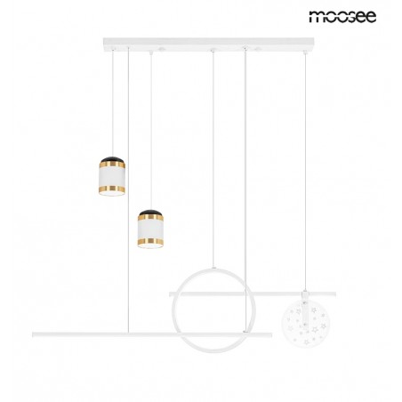 MOOSEE lampa wisząca STARS biała