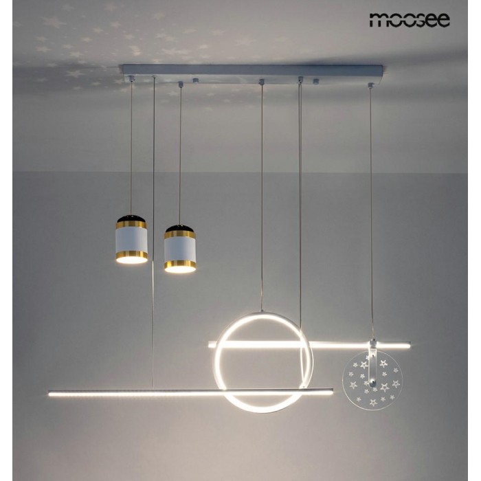 MOOSEE lampa wisząca STARS biała