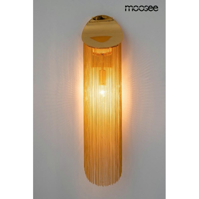 MOOSEE lampa ścienna LAMBADA złota