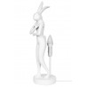 KARE lampa stołowa RABBIT 68 cm biała  / róźowa