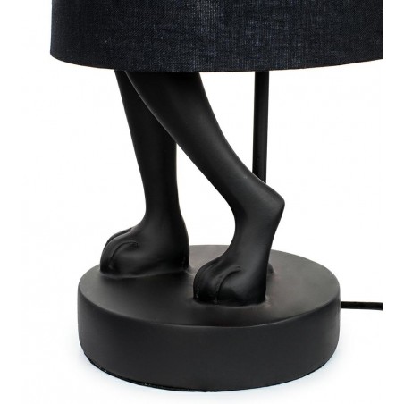 KARE lampa stołowa RABBIT czarna / czarna