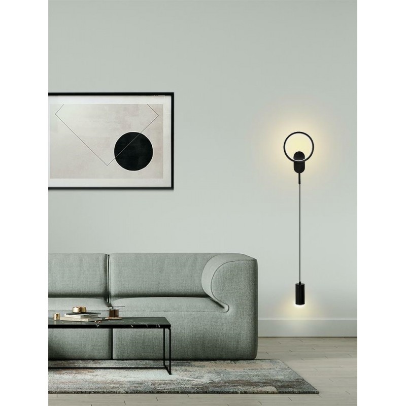 MOOSEE lampa ścienna COMO czarna