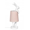 KARE lampa stołowa RABBIT biała / różowa