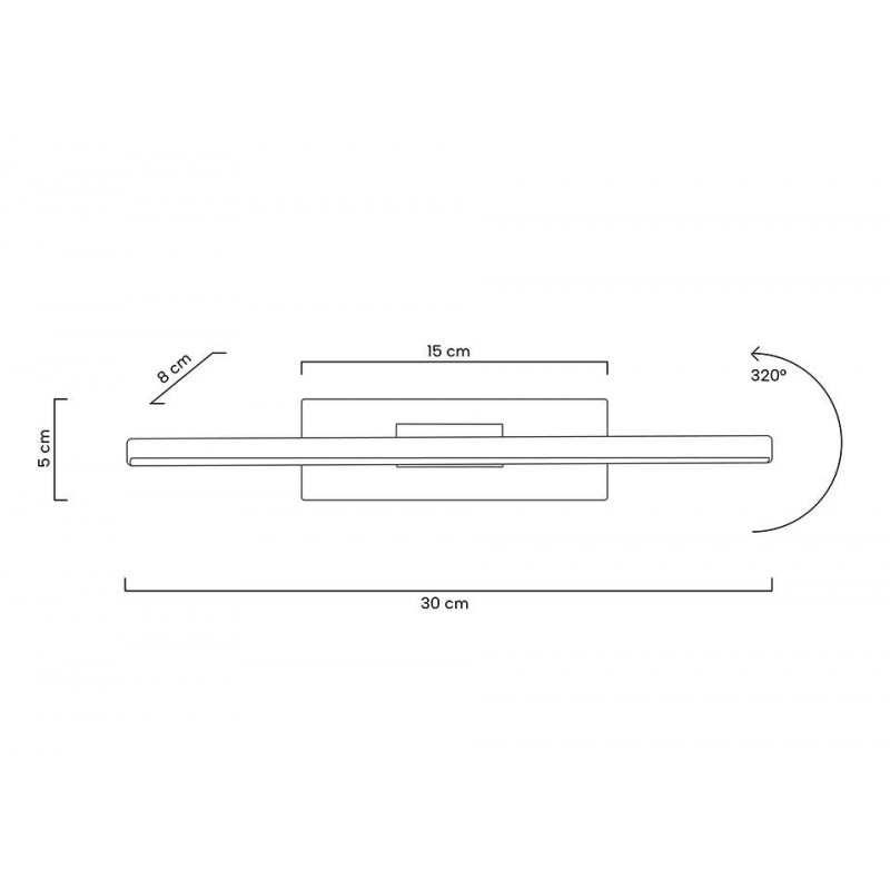 MOOSEE lampa ścienna REM czarna