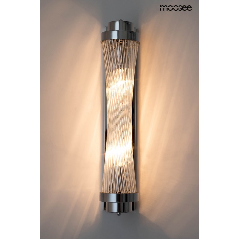 MOOSEE lampa ścienna COLUMN 60 srebrna