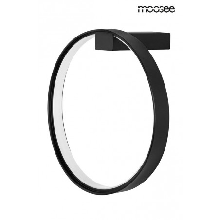 MOOSEE lampa ścienna CIRCLE WALL czarna