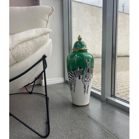 KARE słoik dekoracyjny ZEBRAS 63cm